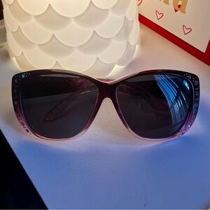 Over-the Glasses Rhinestone Polarized Sunglasses